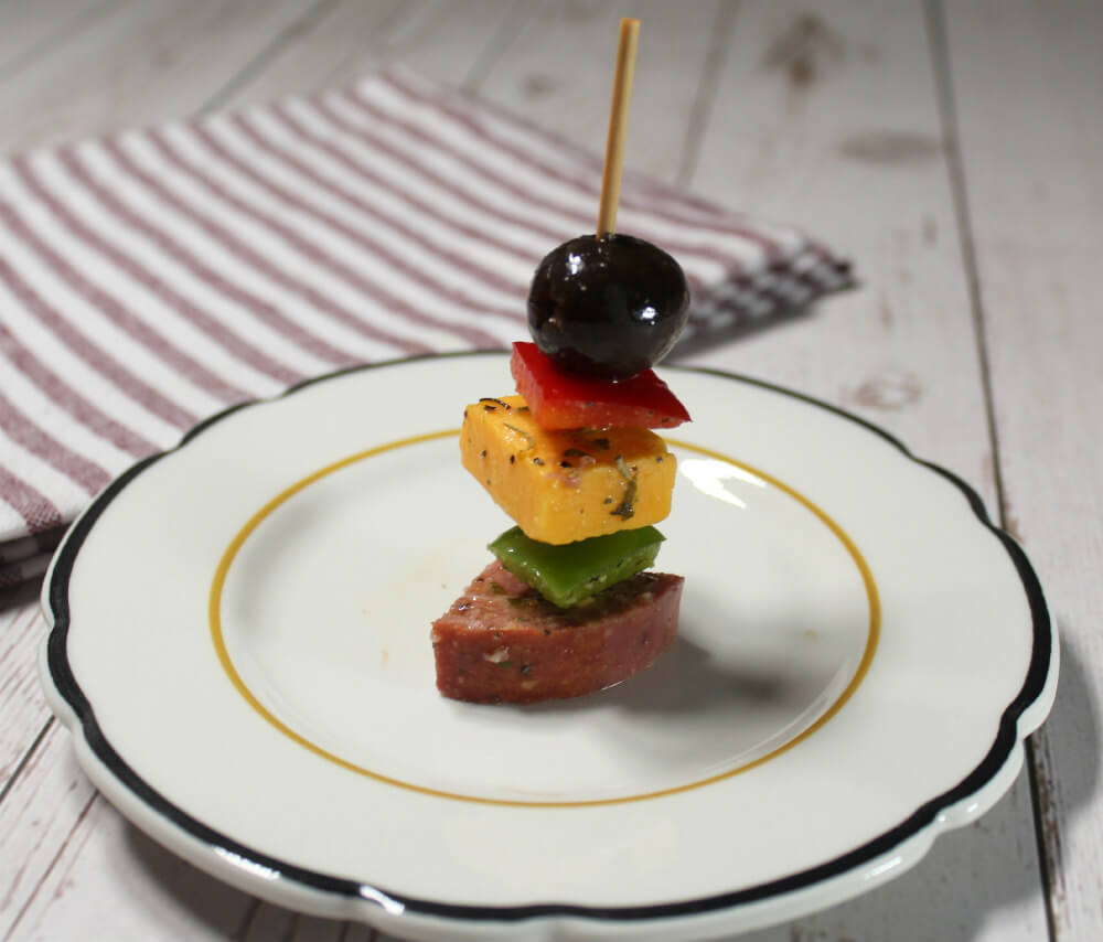 Marinated Sausage & Cheese Appetizer Bites6