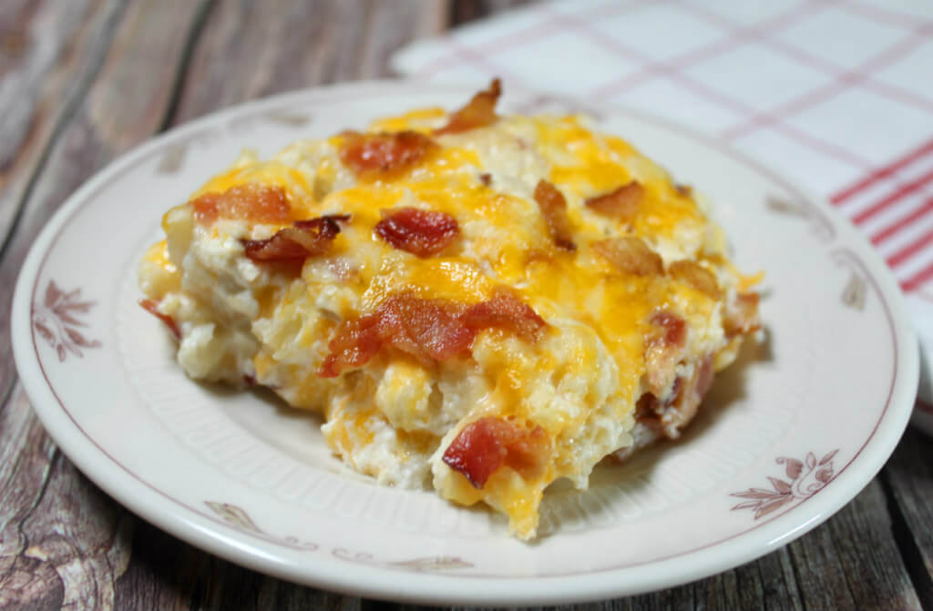 Loaded Cheesy Cauliflower Bake1