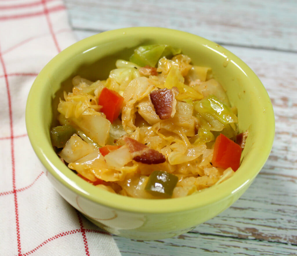 Southern Fried Keto Cabbage1