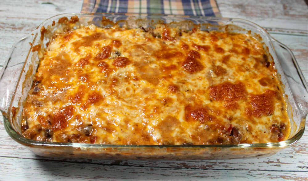 Keto Beef & Black Bean Casserole6