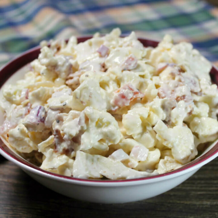 Keto Parmesan Cauliflower Salad1