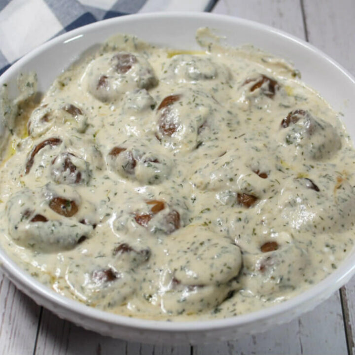 Keto Creamy Ranch Mushrooms1