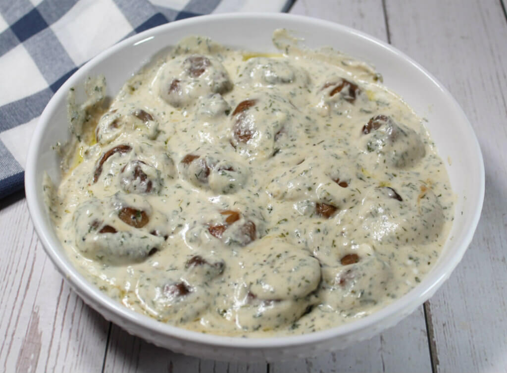 Keto Creamy Ranch Mushrooms1
