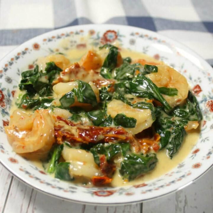 Keto Creamy Tuscan Shrimp1