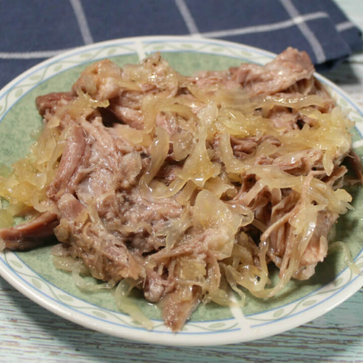 Crockpot Pork & Sauerkraut1