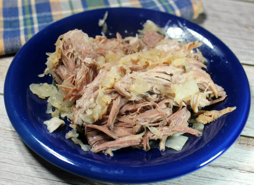 Crockpot Pork & Sauerkraut6