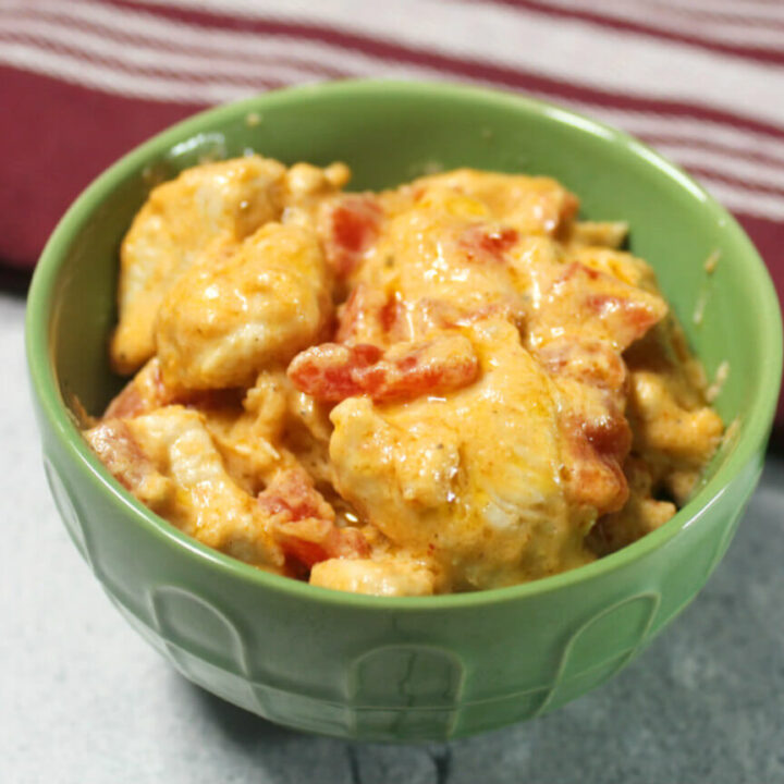 Low-Carb Rotel Chicken Skillet1