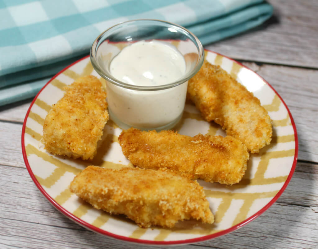 Baked Keto Chicken Tenders - Splash of Keto
