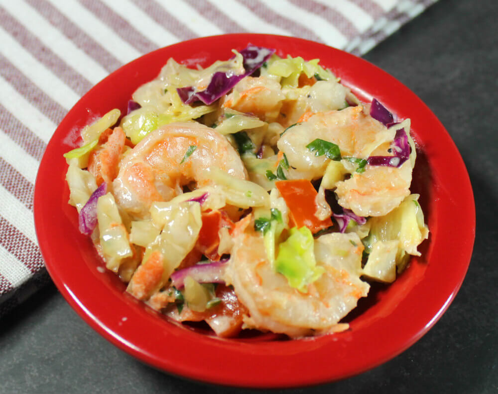 Cilantro Lime Shrimp & Cabbage Skillet6