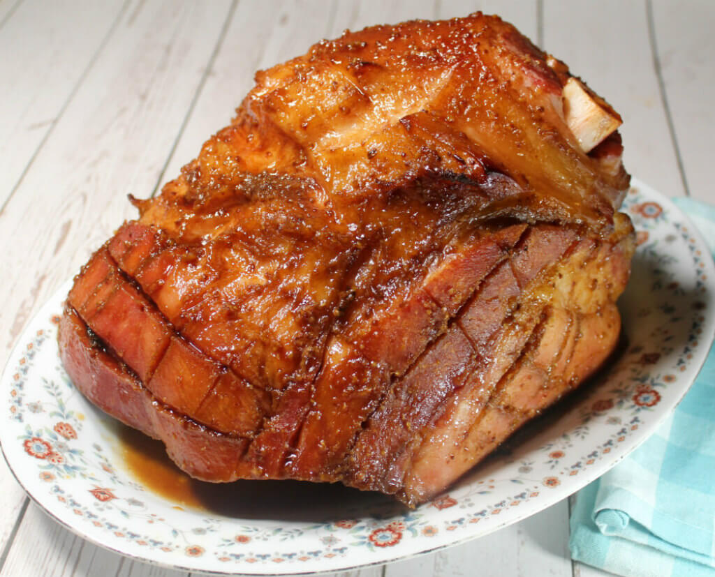 Balsamic Mustard Keto Glazed Ham1