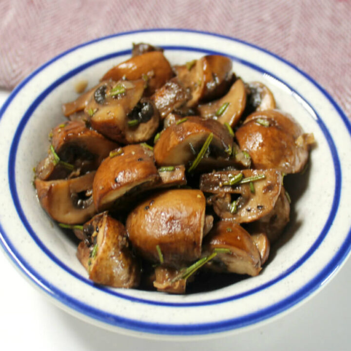 Garlic Rosemary Keto Mushrooms1