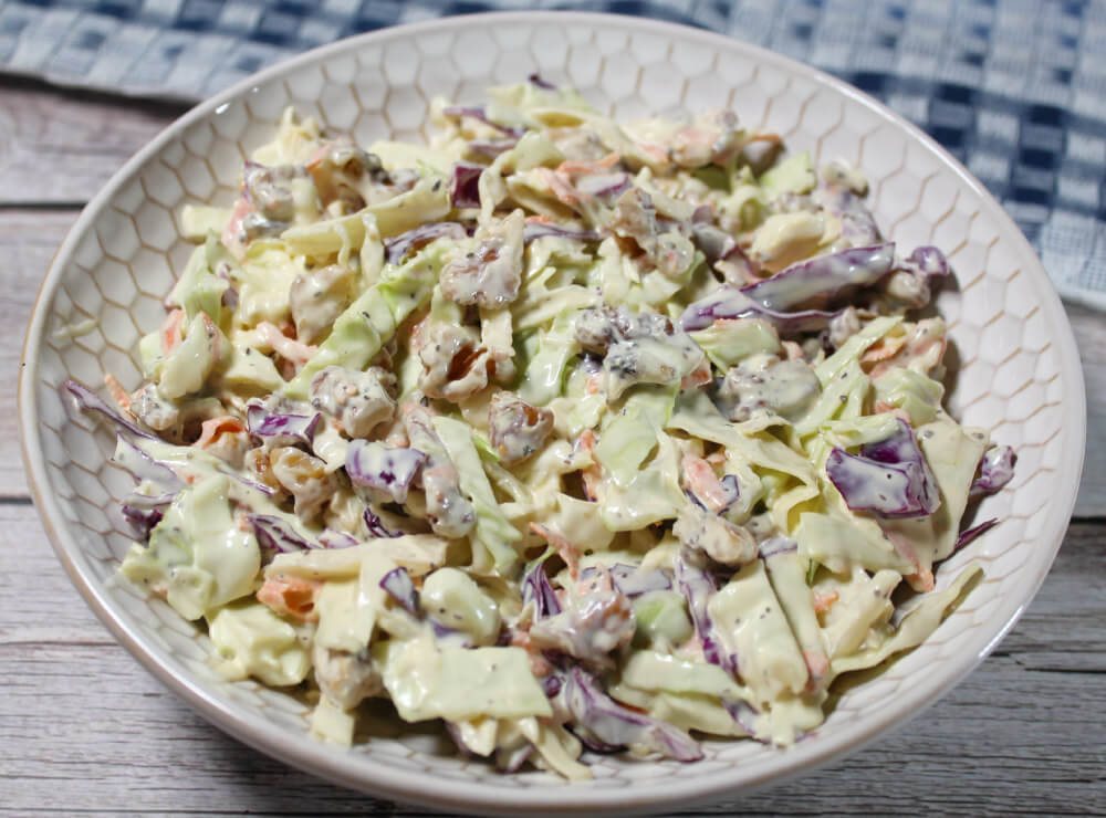 Maple Walnut Keto Coleslaw6