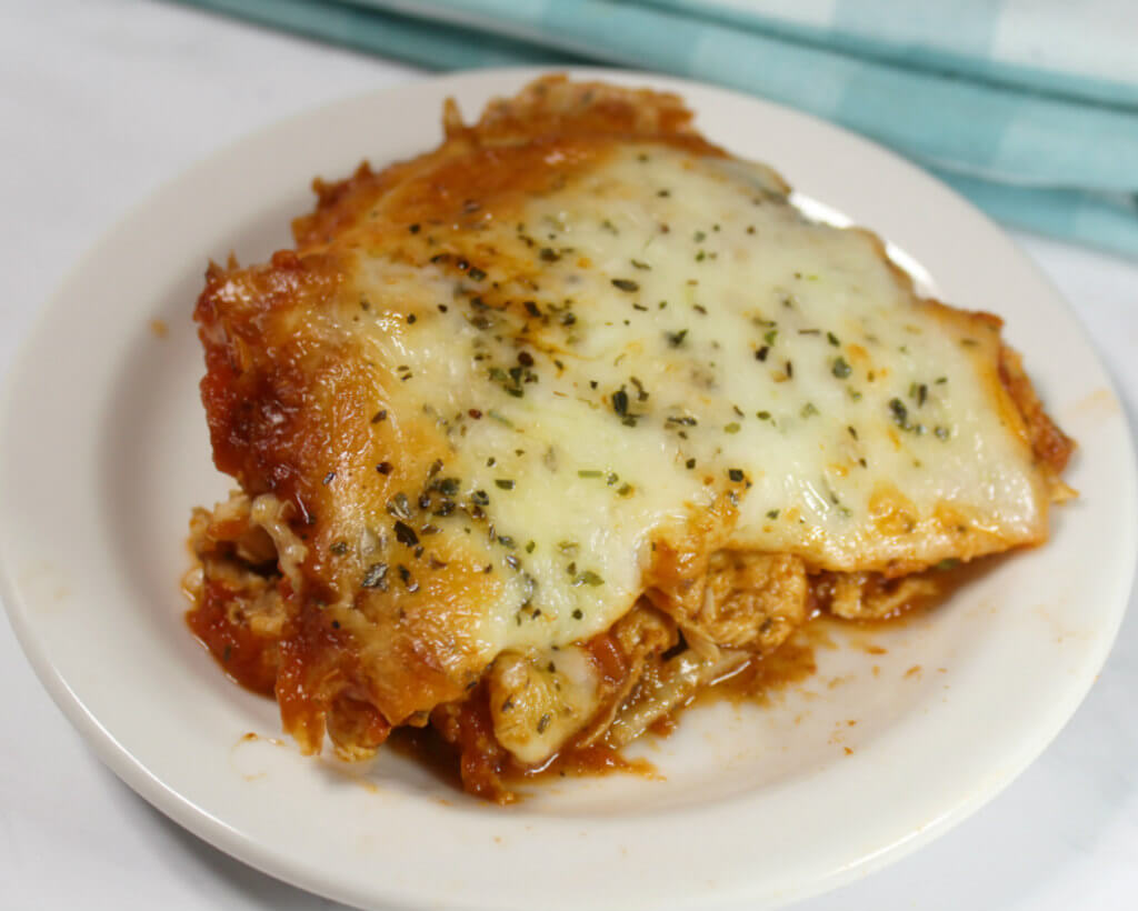 Keto Chicken Parmesan Casserole - Splash of Keto