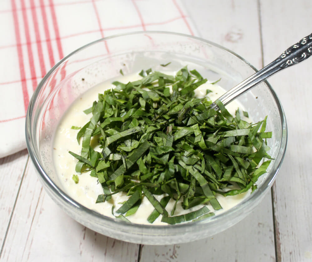 Creamy Cucumber Basil Salad5
