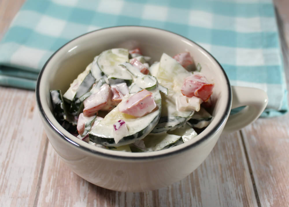 Creamy Cucumber Basil Salad7