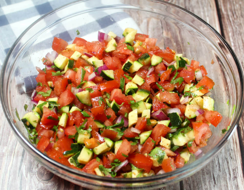 Fresh Tomato Salsa with Zucchini6