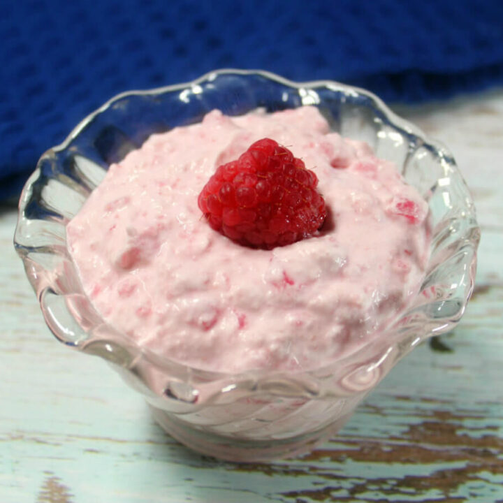 Raspberry Jello Keto Salad1
