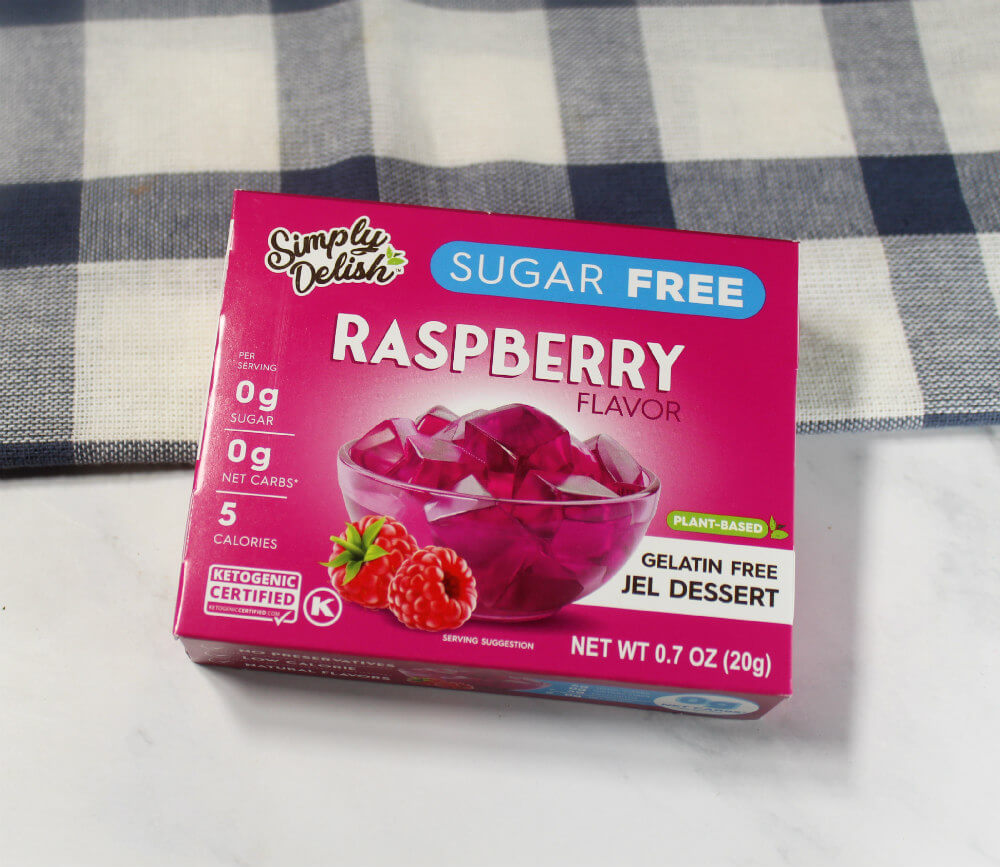 Raspberry Jello Keto Salad2