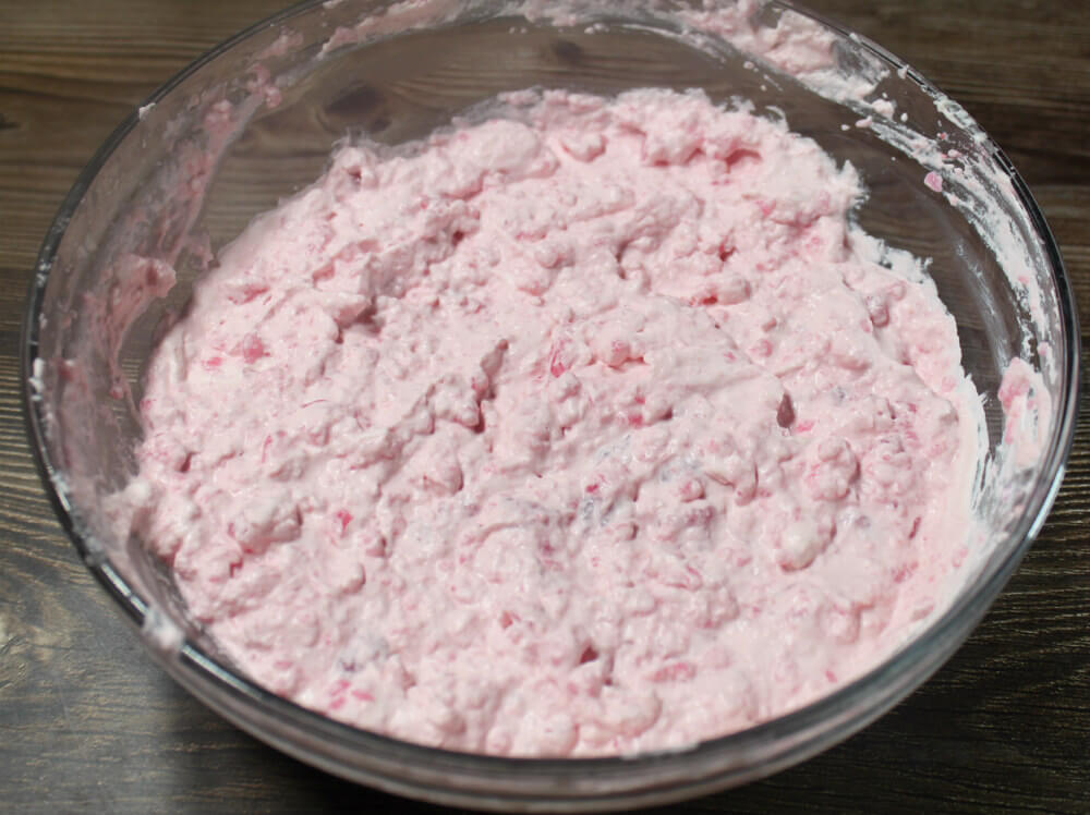 Raspberry Jello Keto Salad4