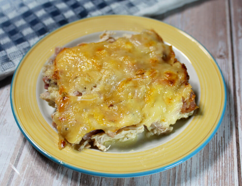 Chicken Cordon Bleu Keto Casserole6