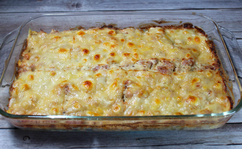 Chicken Cordon Bleu Keto Casserole7
