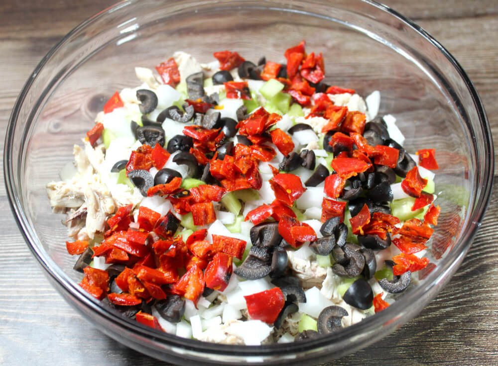 Italian Keto Chicken Salad3