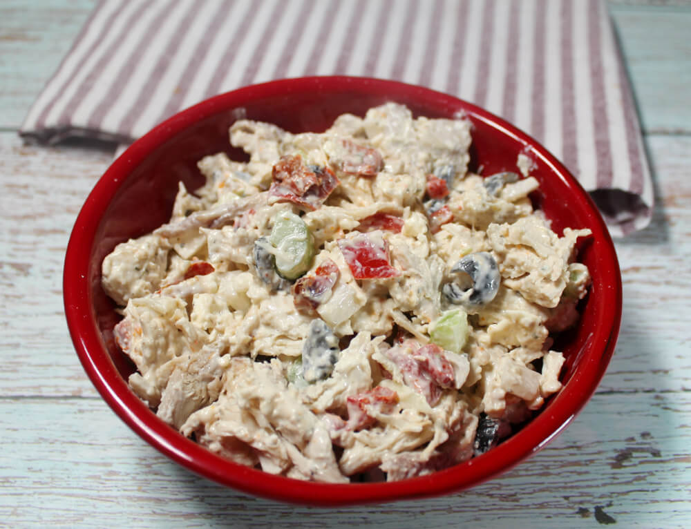 Italian Keto Chicken Salad6
