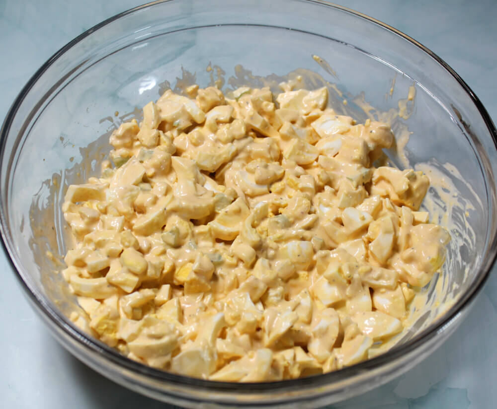 Buffalo Ranch Keto Egg Salad5