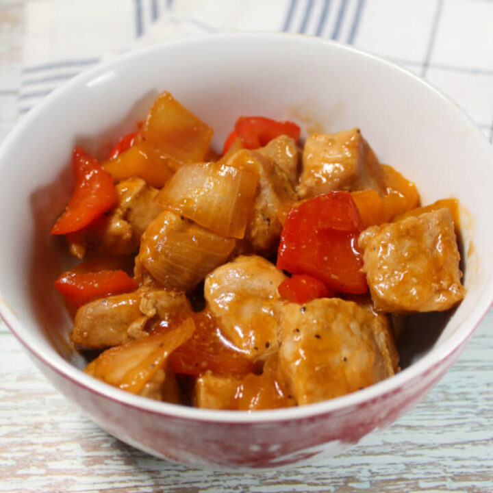 Keto Sweet & Sour Pork1