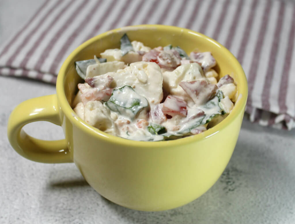 Creamy blt Cauliflower Salad1