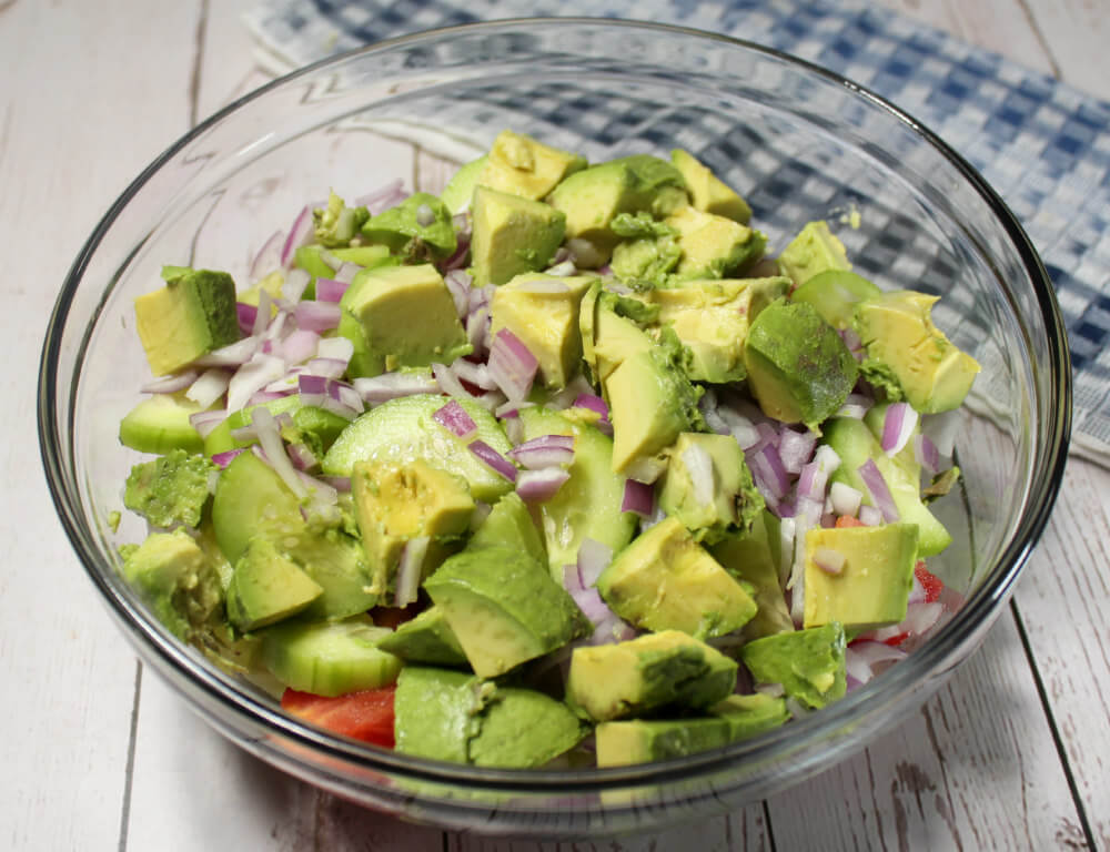Tomato Cucumber Avocado Salad3