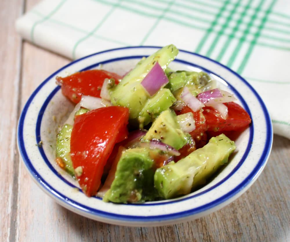 Tomato Cucumber Avocado Salad5