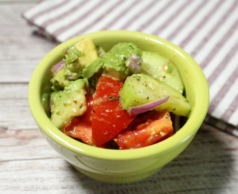 Tomato Cucumber Avocado Salad6
