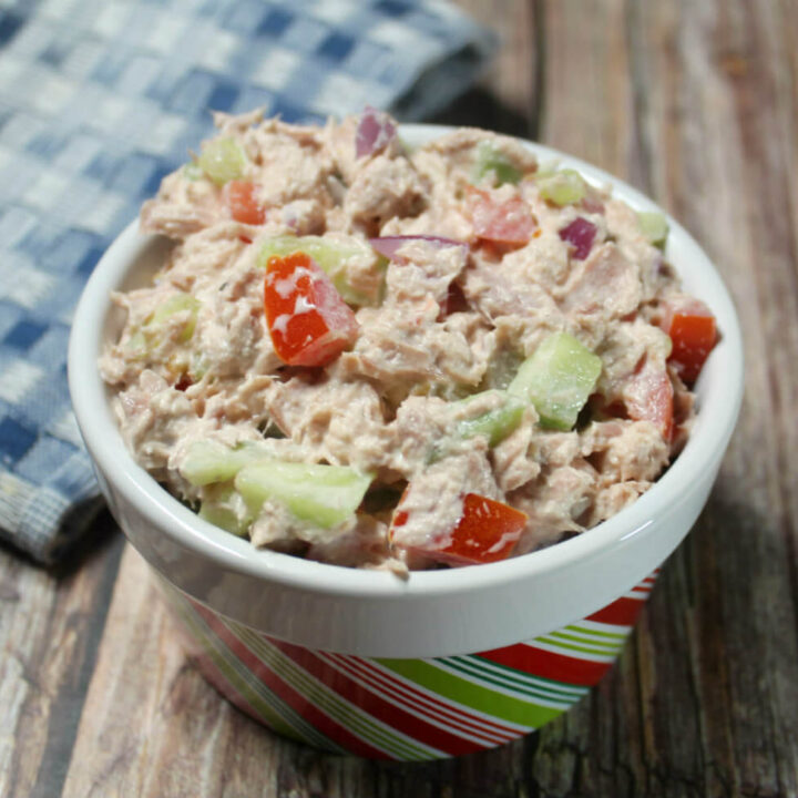 Tuna Cucumber Tomato Salad1
