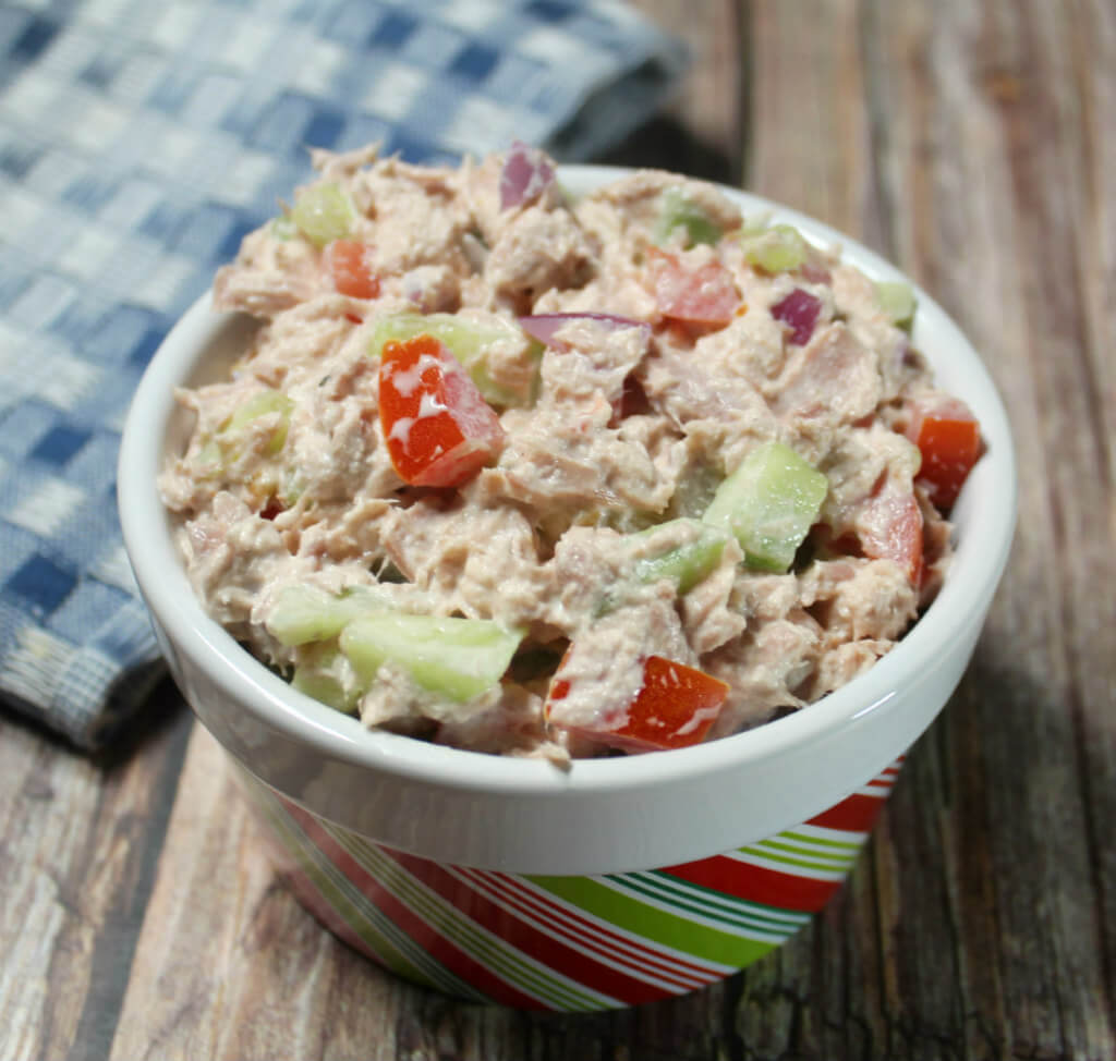 Tuna Cucumber Tomato Salad1