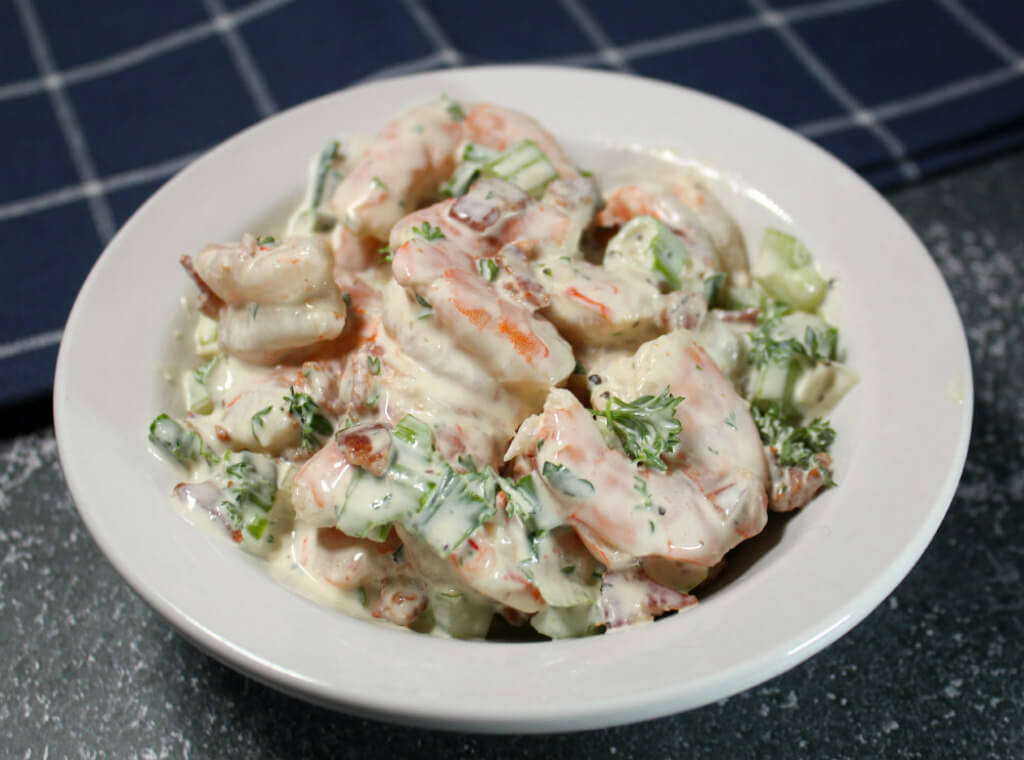 Creamy Shrimp and Bacon Salad1