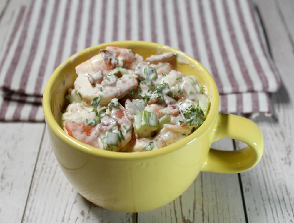 Creamy Shrimp and Bacon Salad6
