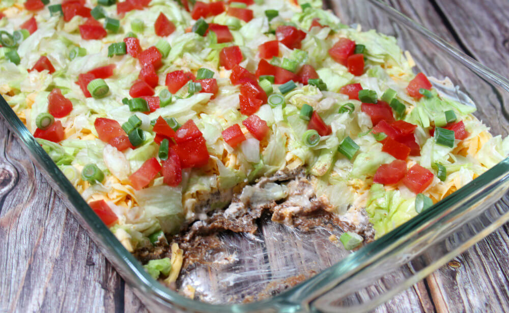 Low-Carb Layered Taco Dip6