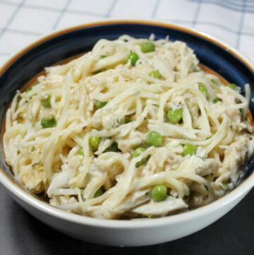 Keto Creamy Crab Pasta1