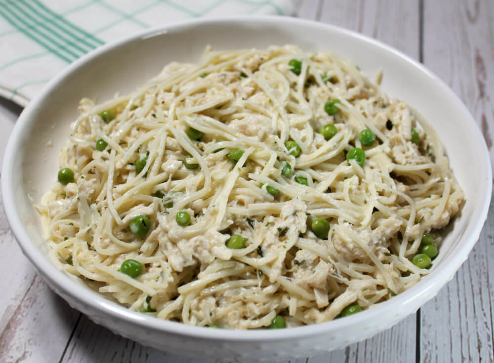 Keto Creamy Crab Pasta6
