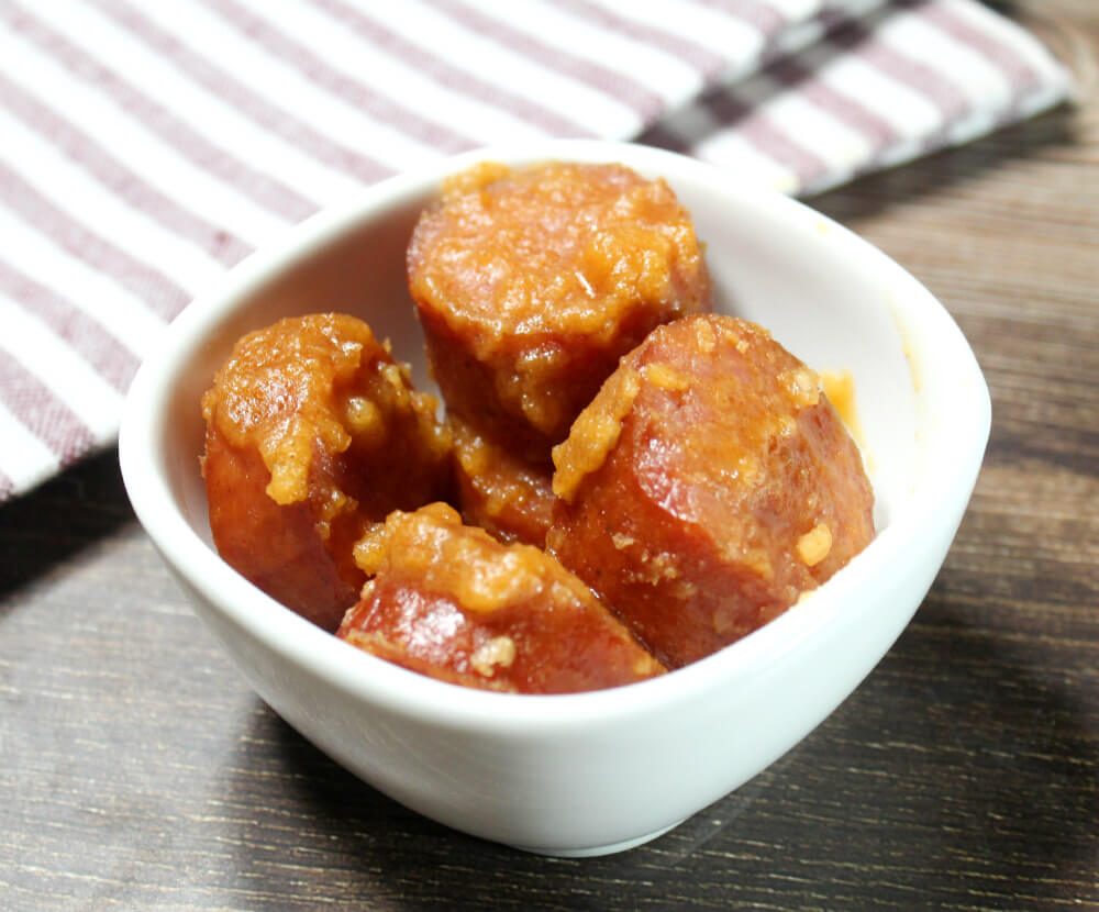 Brown Sugar Keto Kielbasa Bites4