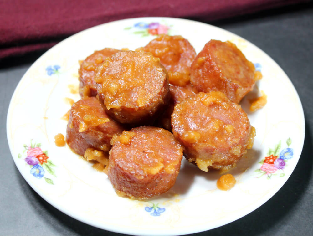 Brown Sugar Keto Kielbasa Bites5