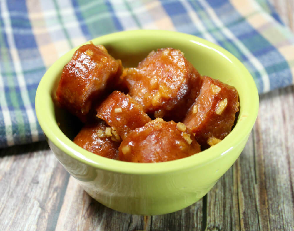 Brown Sugar Keto Kielbasa Bites6