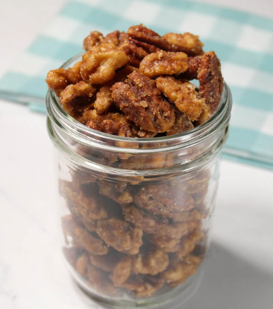 Bourbon Keto Candied Nuts5