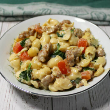 Tuscan Keto Sausage Pasta1