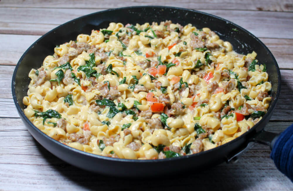 Tuscan Keto Sausage Pasta5