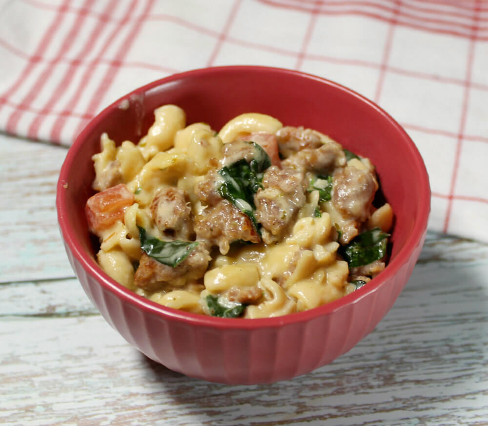 Tuscan Keto Sausage Pasta6